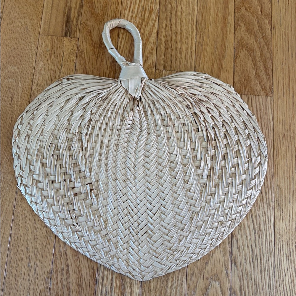 Vintage‎ Wicker Rattan Fan Boho Gallery Wall Decor